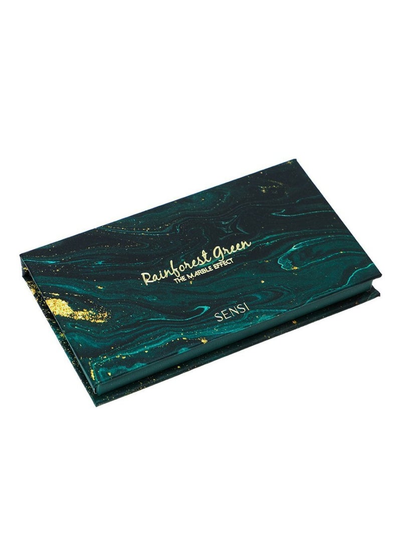 Sensi Marble Effect Forest Green 6 Shades Eyeshadow Set - Image 3